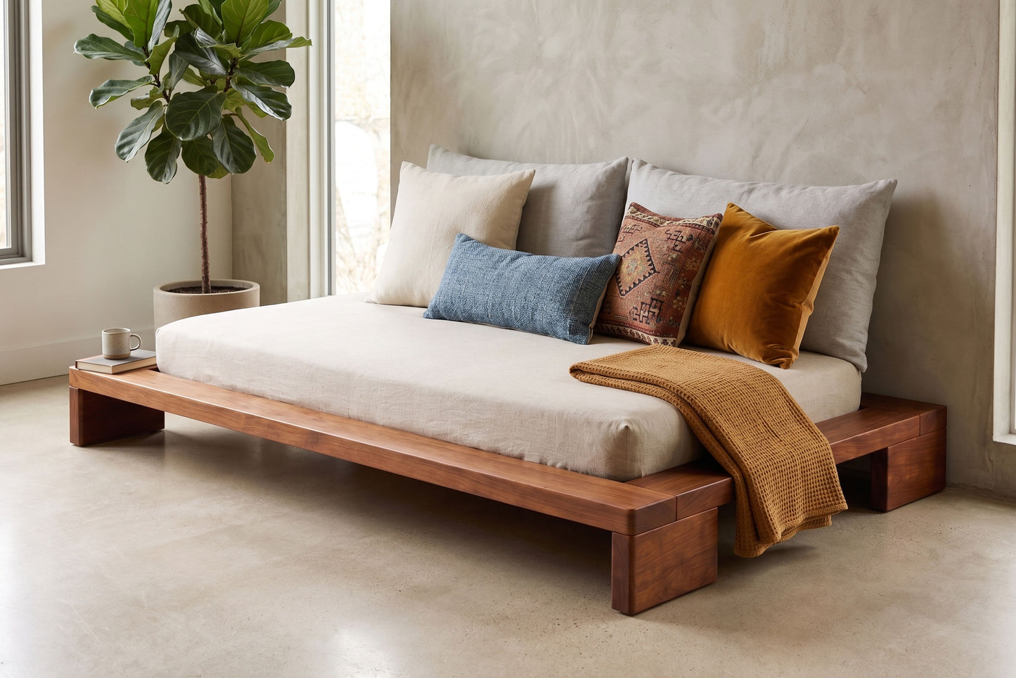 Japanese Zen Daybed Frame