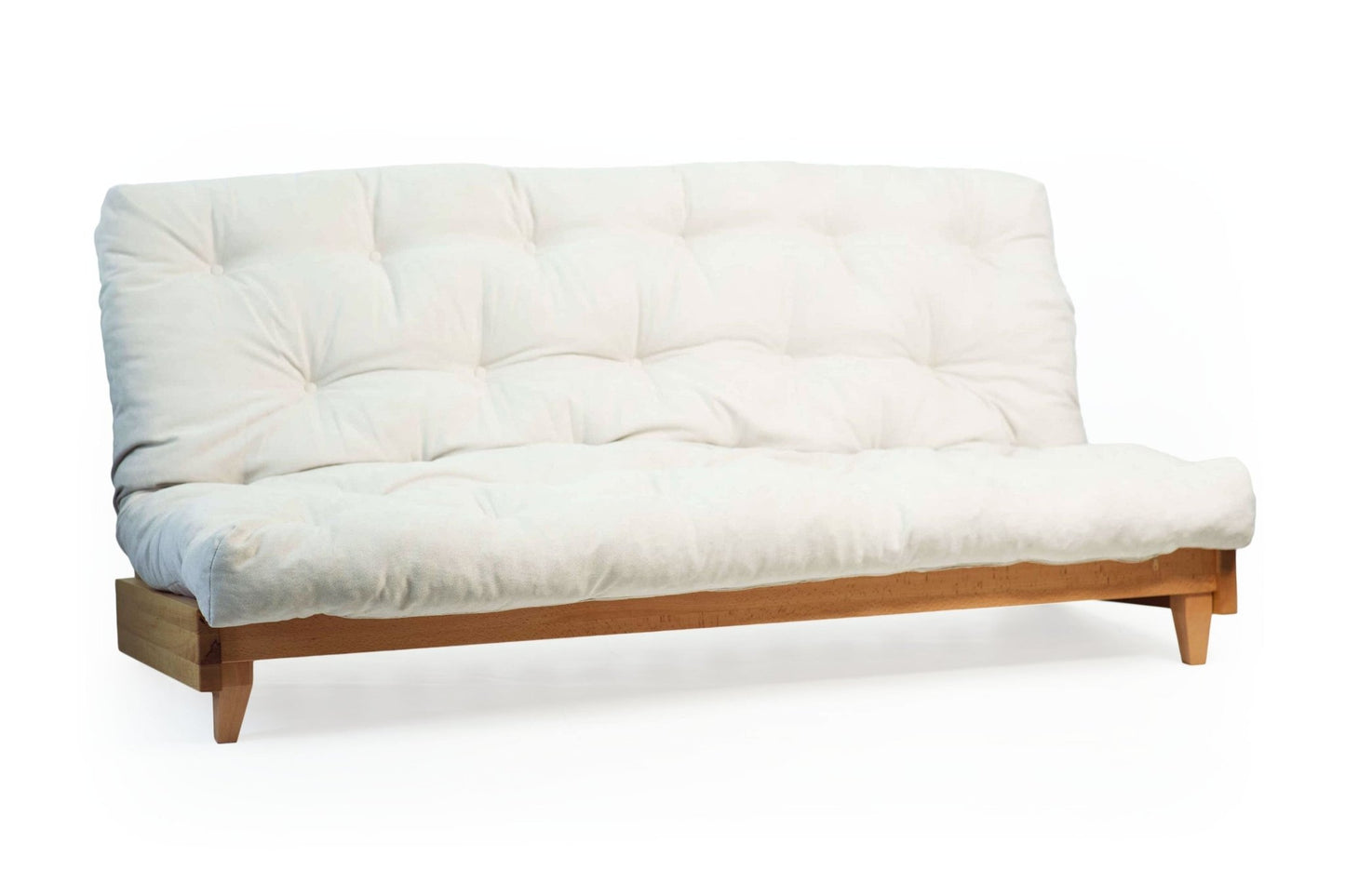 Akron Natural Chemical-Free Futon Sofa Bed Frame - Comfort Pure