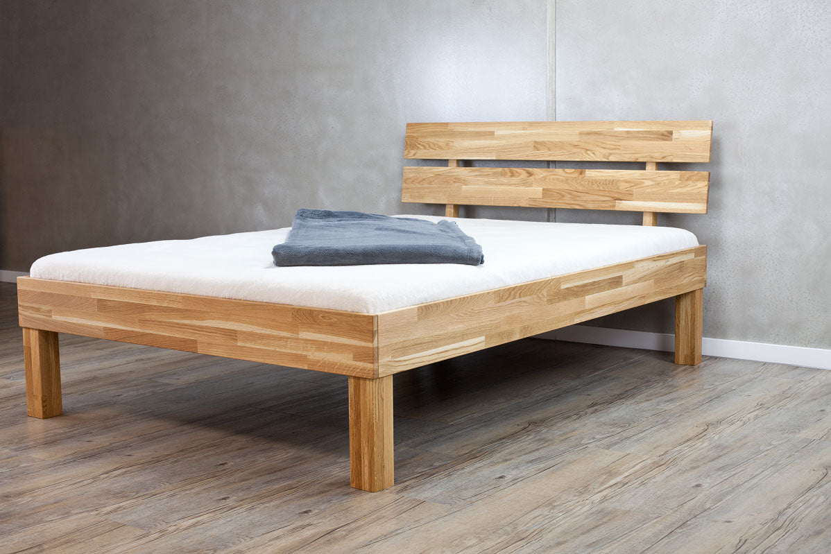 Anchorage Natural Beech Wood Platform Bed - Comfort Pure