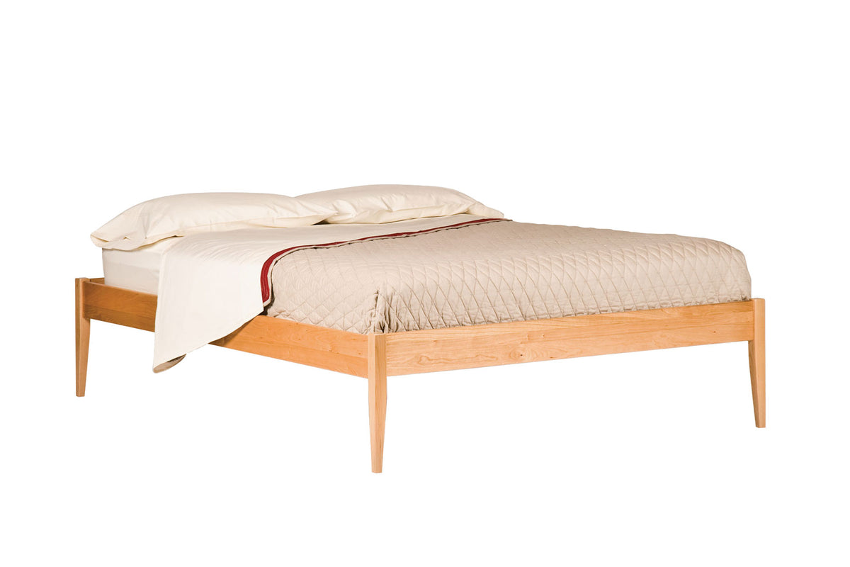 Basic Platform Bed - Solid Cherry Wood – Comfort Pure