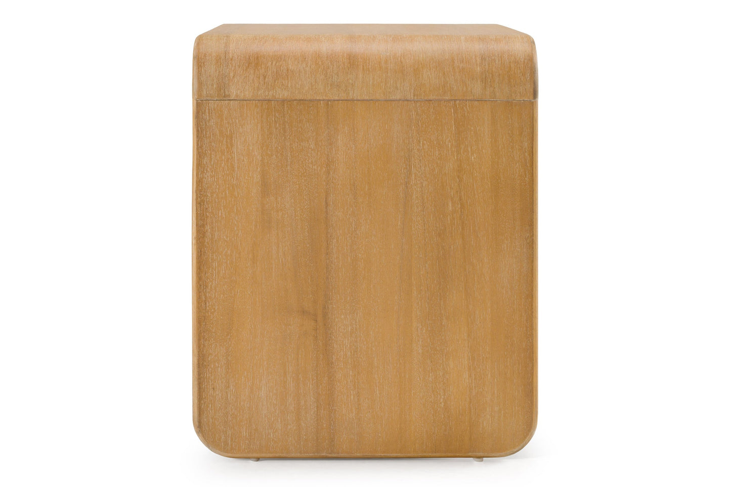 Dresden - Modern Natural Acacia 2-Drawer Nightstand