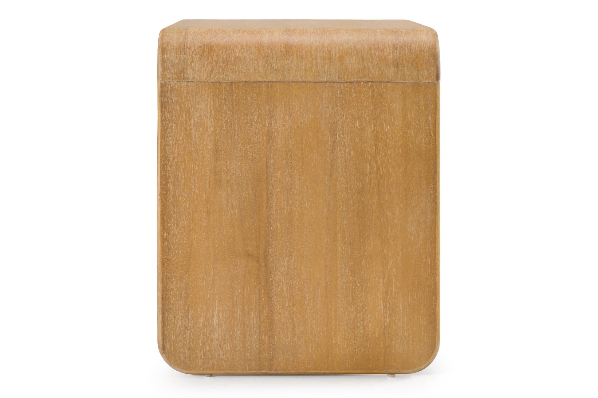Dresden - Modern Natural Acacia 2-Drawer Nightstand