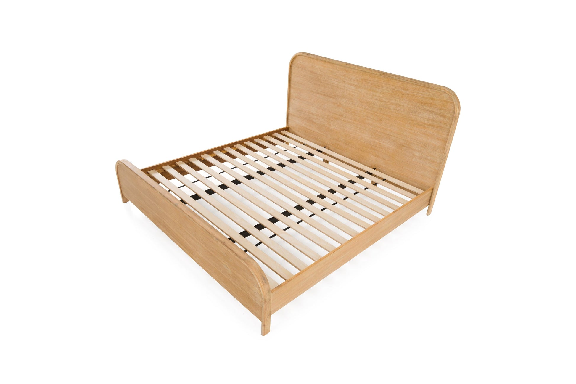 Dresden - Modern Natural Acacia Bed