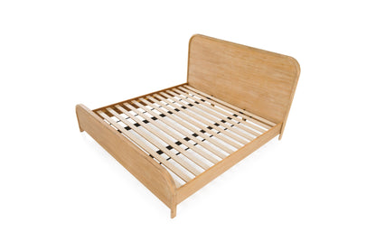 Dresden - Modern Natural Acacia Bed