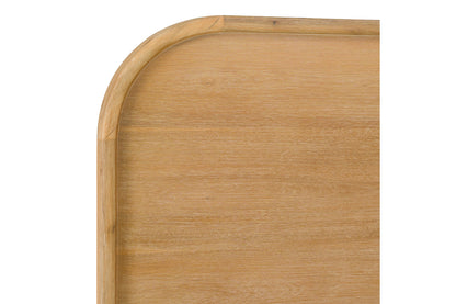 Dresden - Modern Natural Acacia Bed