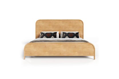 Dresden - Modern Natural Acacia Bed