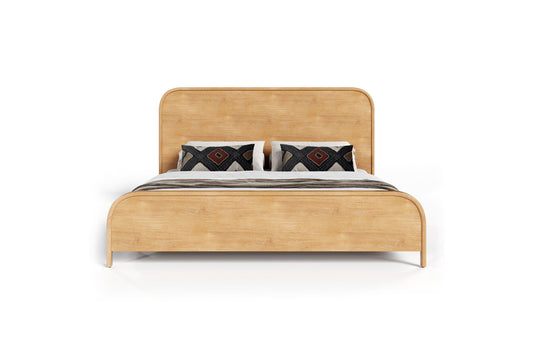 Dresden - Modern Natural Acacia Bed