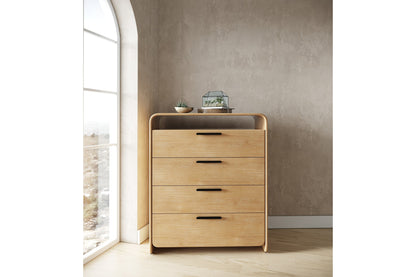 Dresden - Modern Natural Acacia Chest