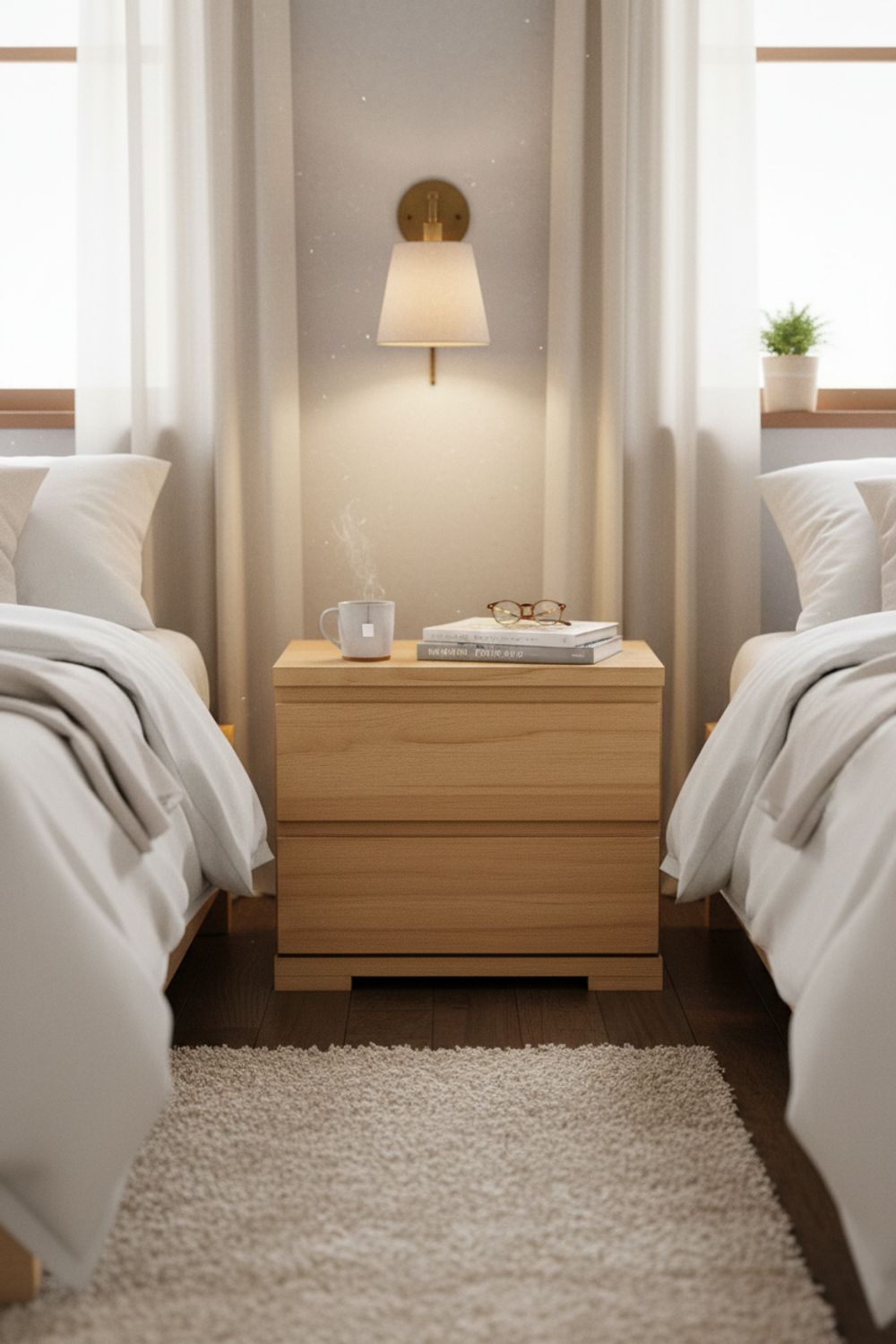 Natural Eco Nightstand • Natural