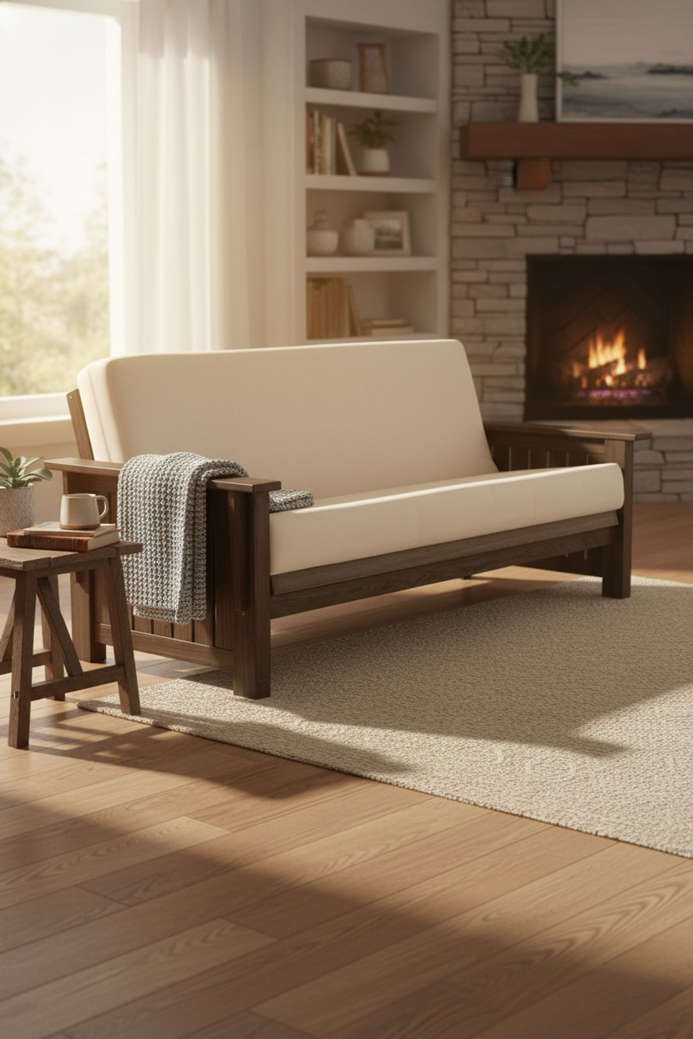 Libra Eco Futon Sofa Bed • Wenge