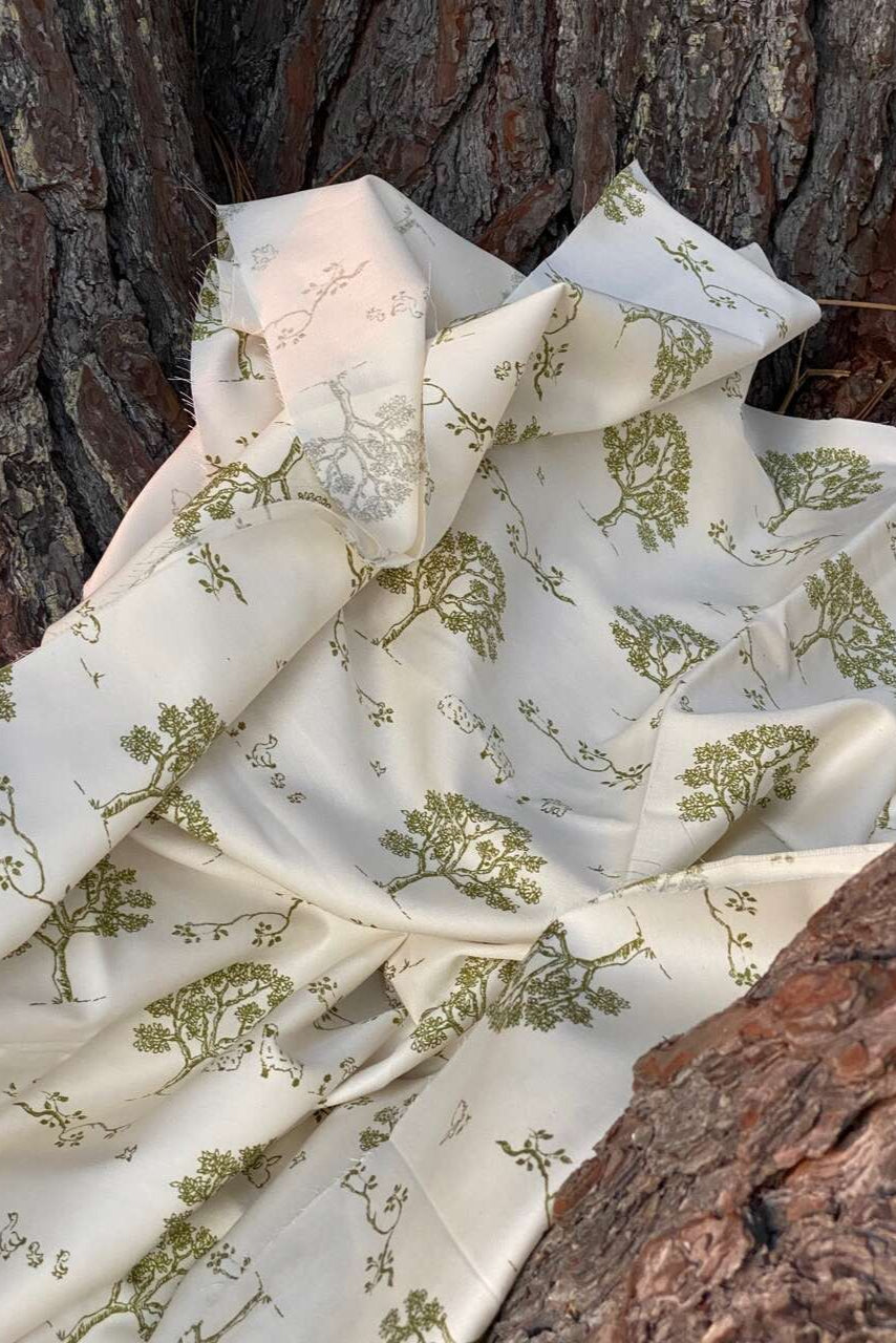 100% Organic Cotton Sateen Flat Sheet (Patterns) - Comfort Pure