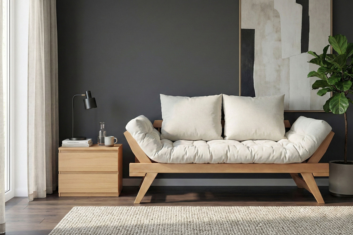 Long Beach Daybed Sofa Bed • Natural