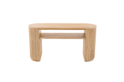 Jacobson - Modern Natural Acacia Console Table