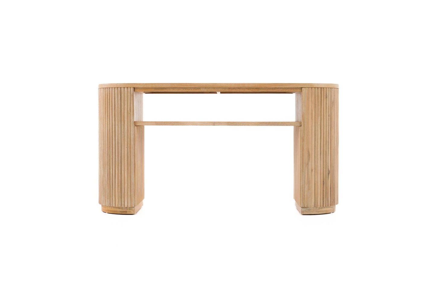 Jacobson - Modern Natural Acacia Console Table