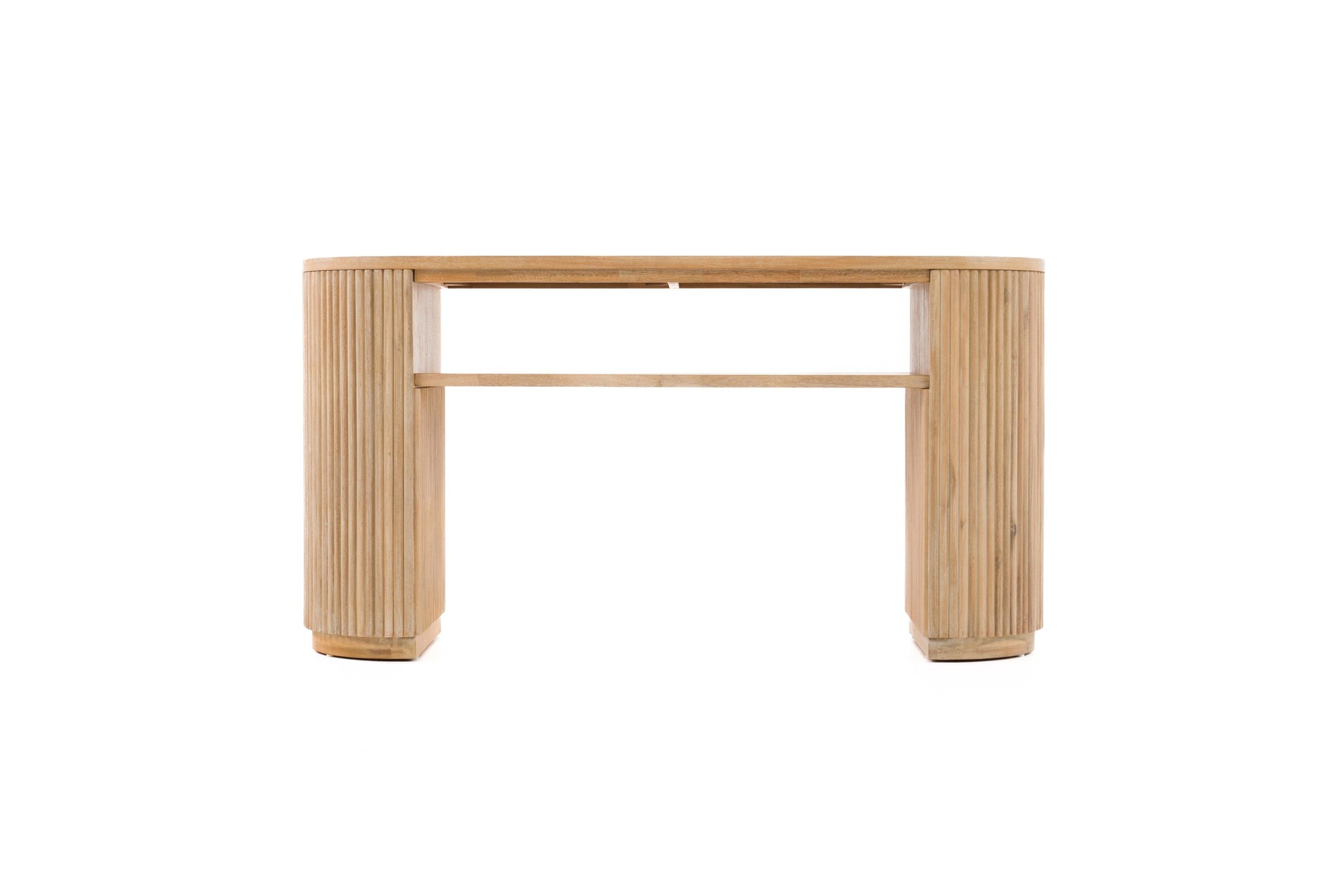 Jacobson - Modern Natural Acacia Console Table