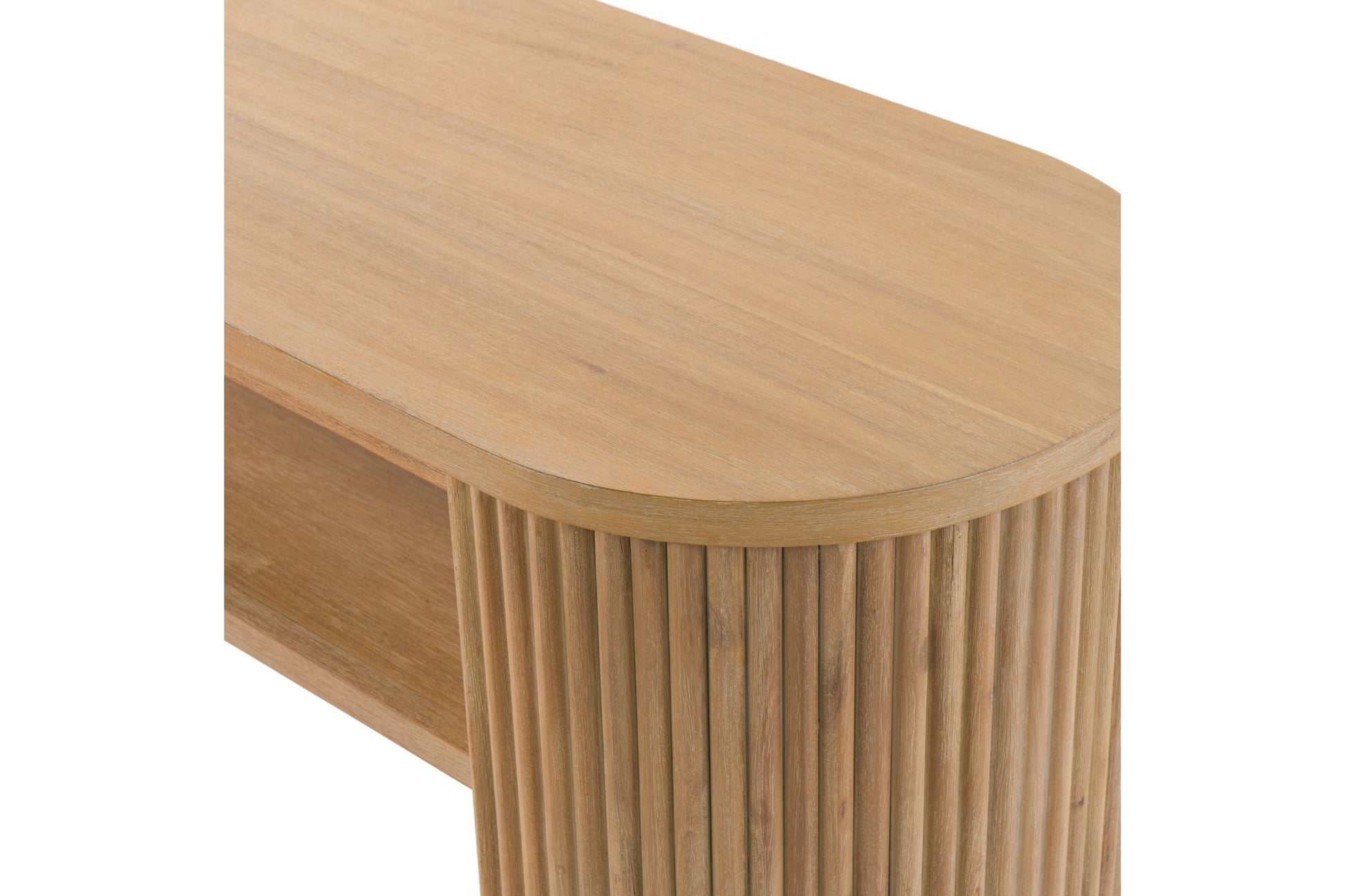 Jacobson - Modern Natural Acacia Console Table