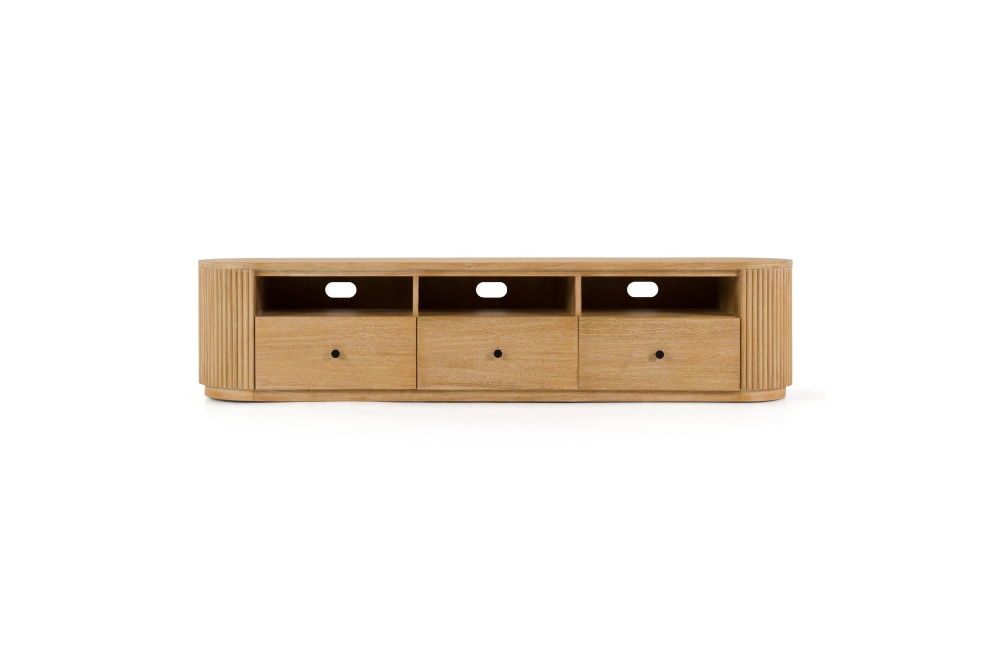 Jacobson - Modern Natural Acacia TV Stand