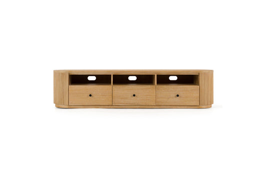 Jacobson - Modern Natural Acacia TV Stand
