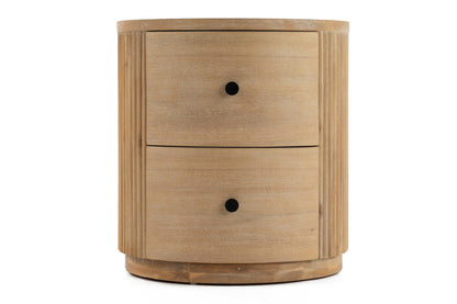 Jacobson - Modern Natural Acacia Nightstand