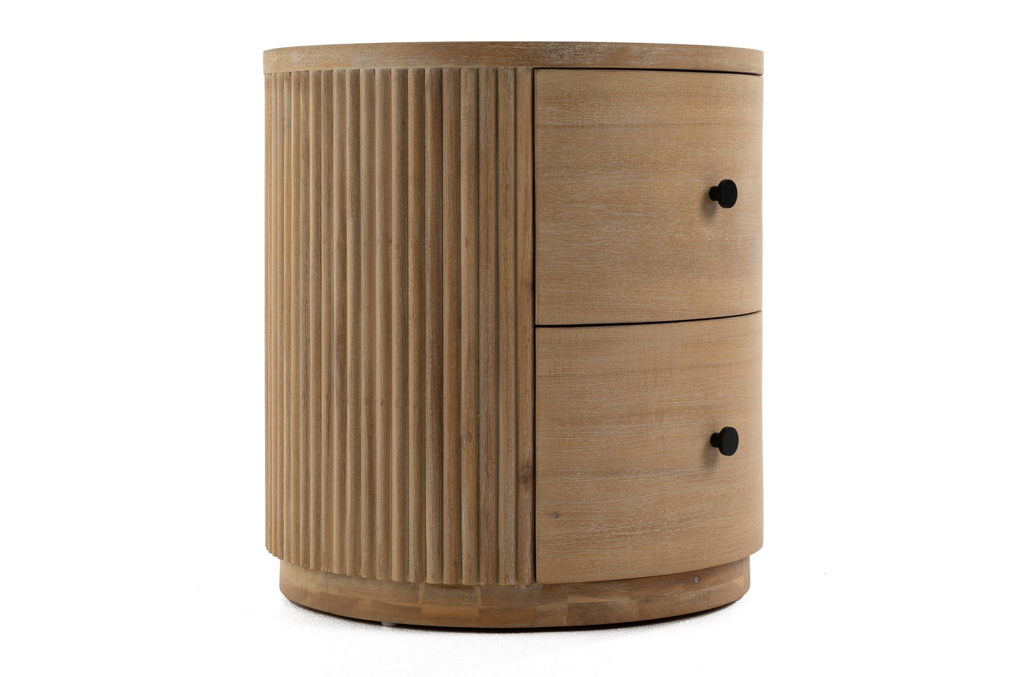 Jacobson - Modern Natural Acacia Nightstand