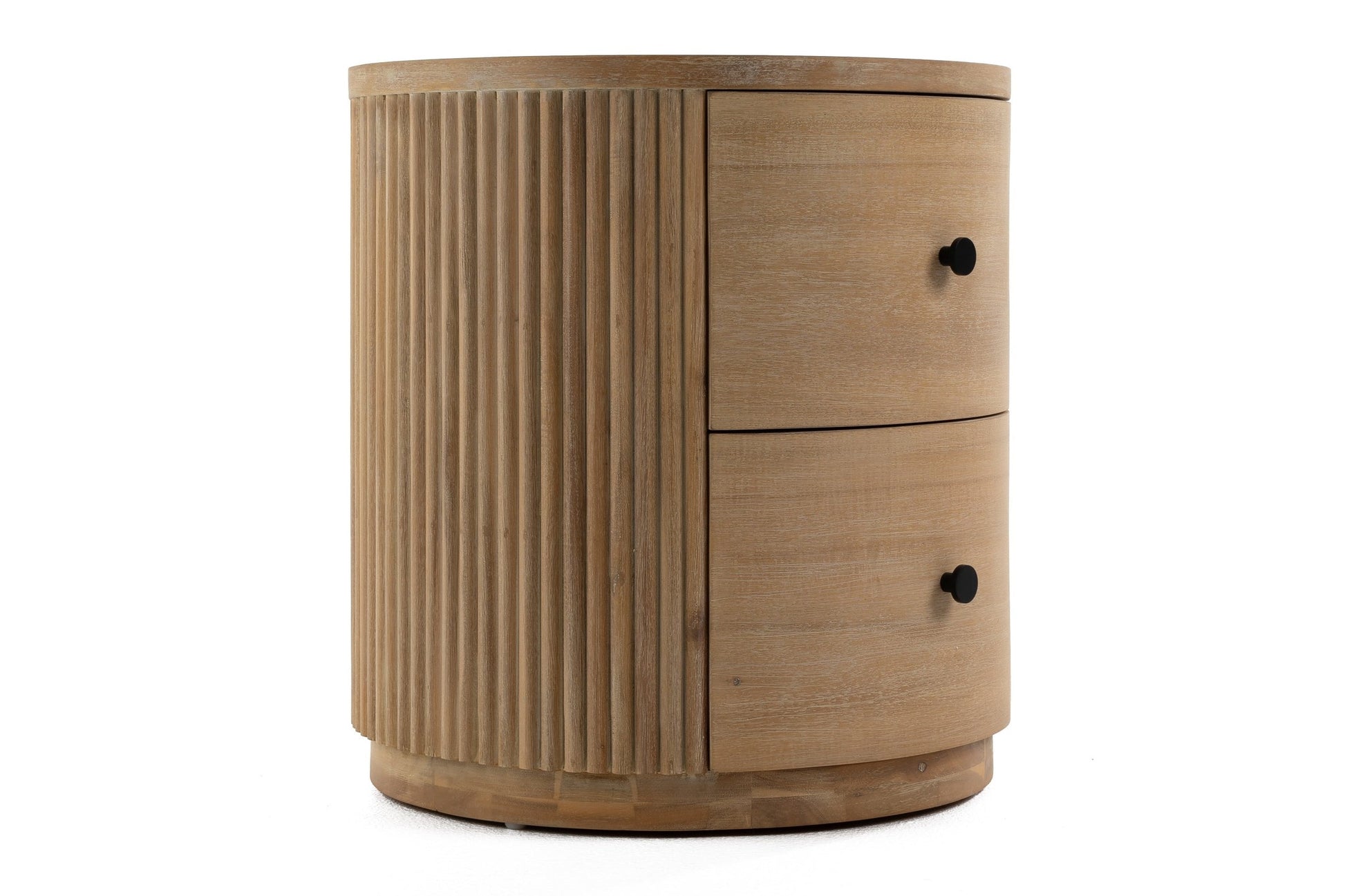 Jacobson - Modern Natural Acacia Nightstand