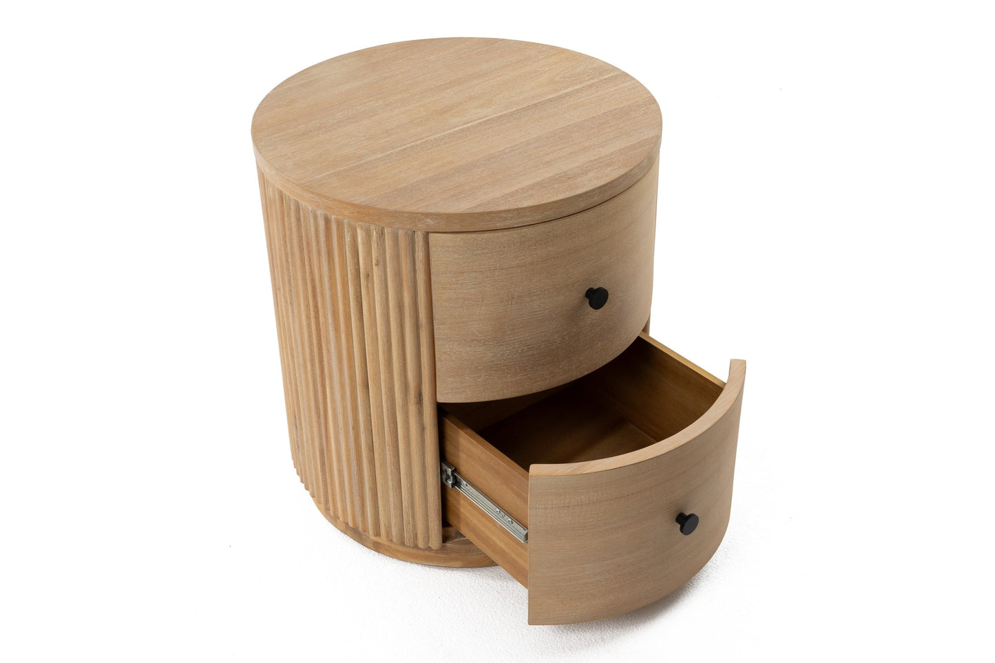Jacobson - Modern Natural Acacia Nightstand