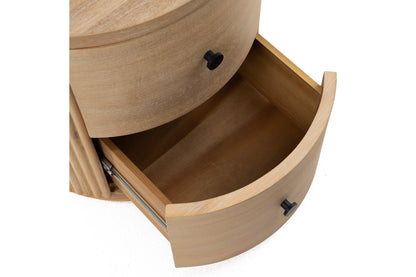 Jacobson - Modern Natural Acacia Nightstand