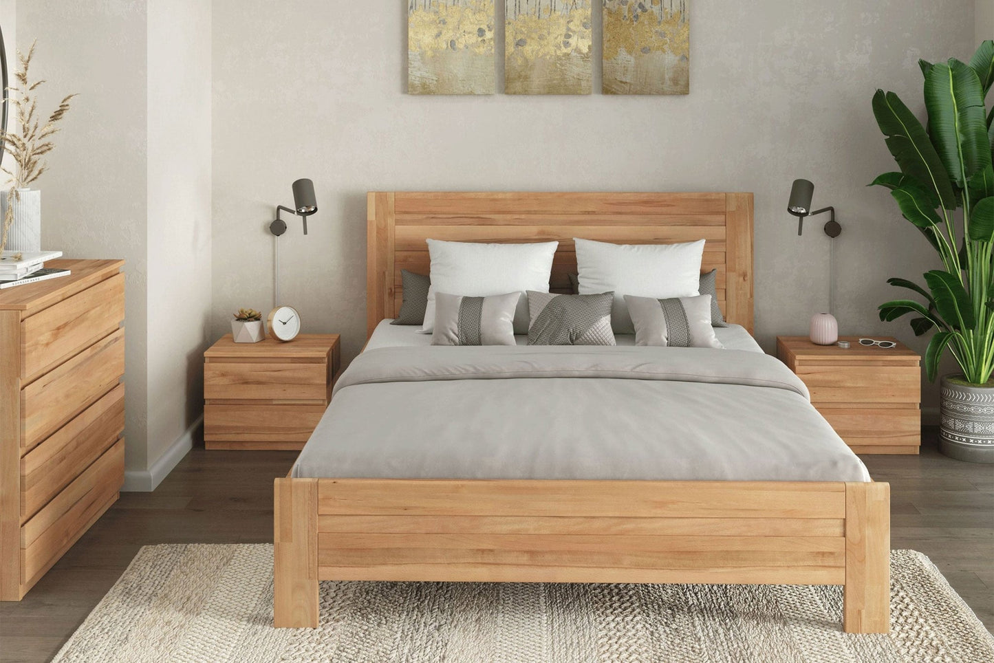 Lakewood Natural Chemical-Free Platform Bed - Comfort Pure