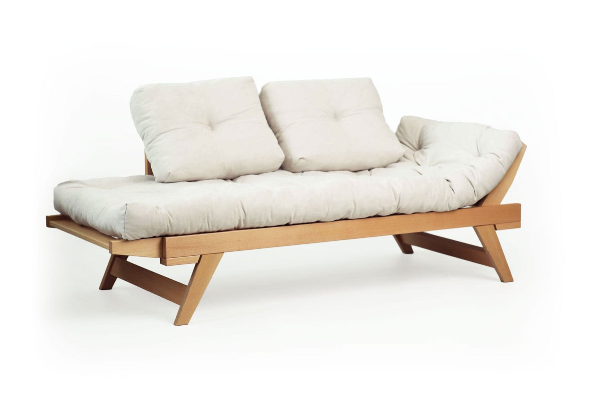 Long Beach Daybed Sofa Bed Frame with Adjustable Side Panels