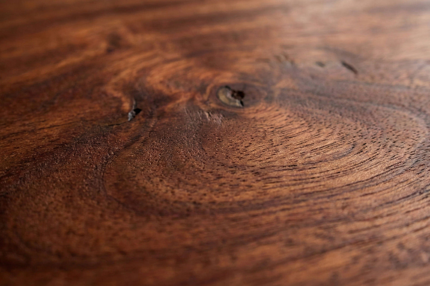 Mahogany hardwood closeup shot