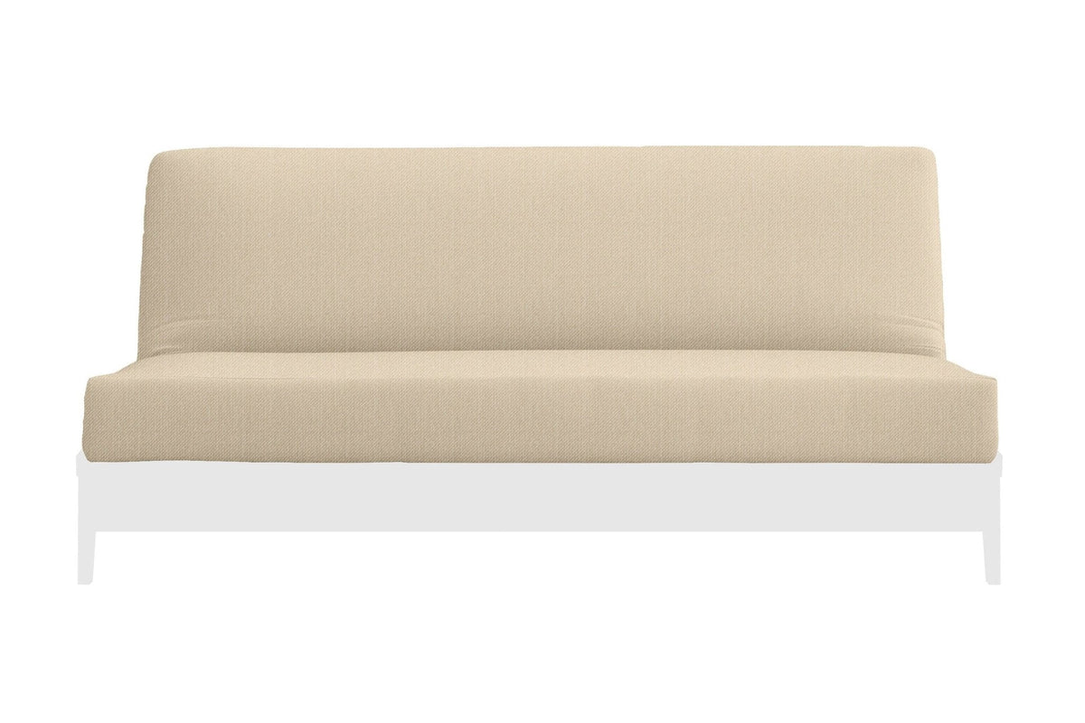 Natural 100% Cotton Fabric Futon Mattress Cover - Comfort Pure