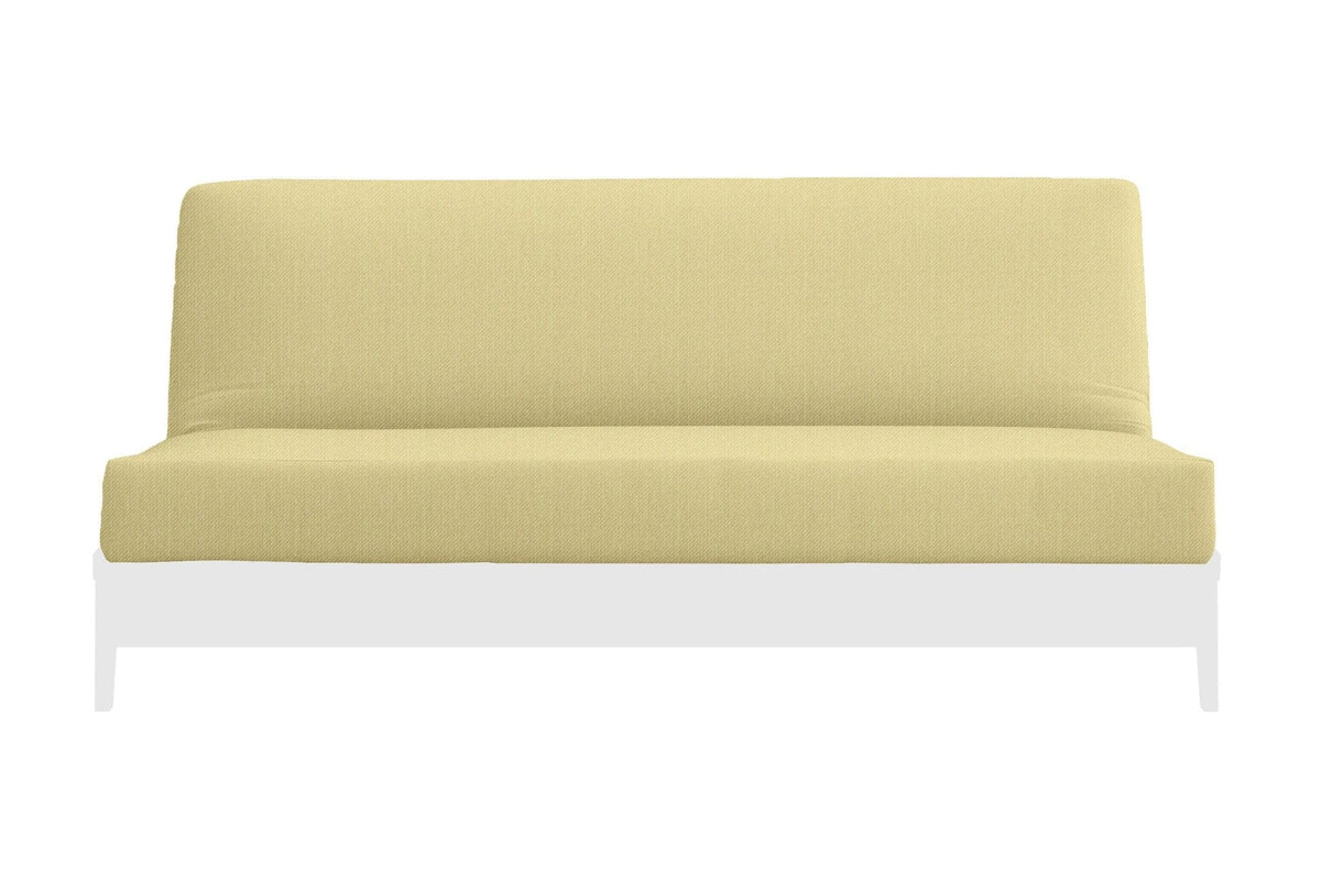 Natural 100% Cotton Fabric Futon Mattress Cover - Comfort Pure