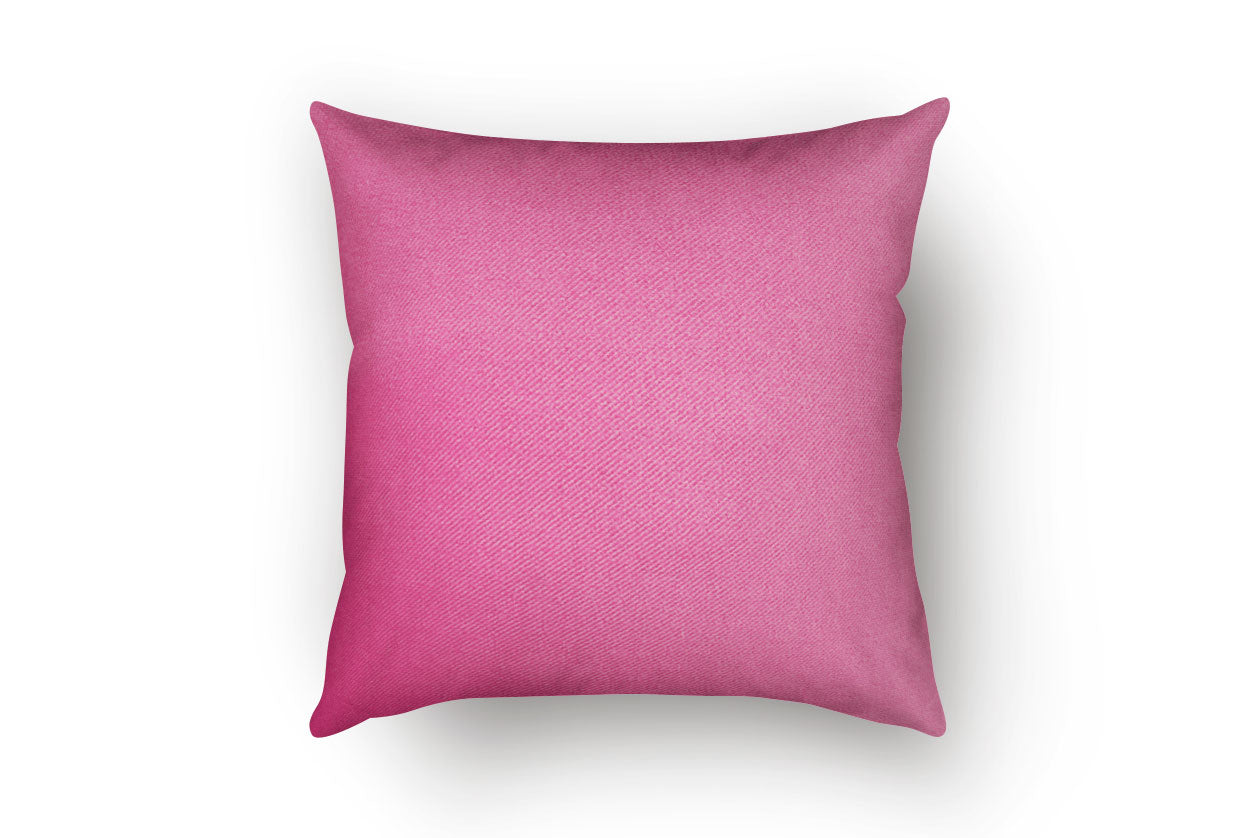 Natural 100% Cotton Fabric Throw Pillow