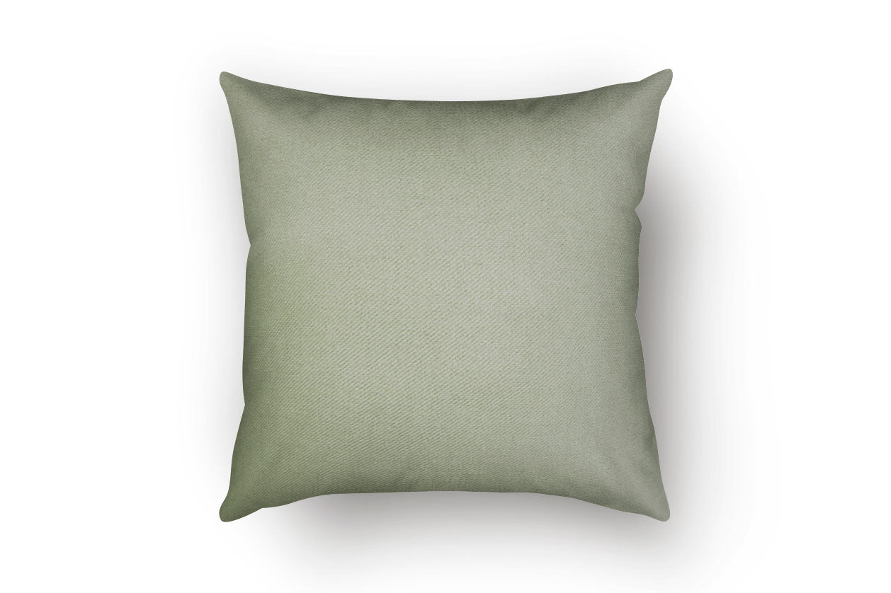Natural 100% Cotton Fabric Throw Pillow