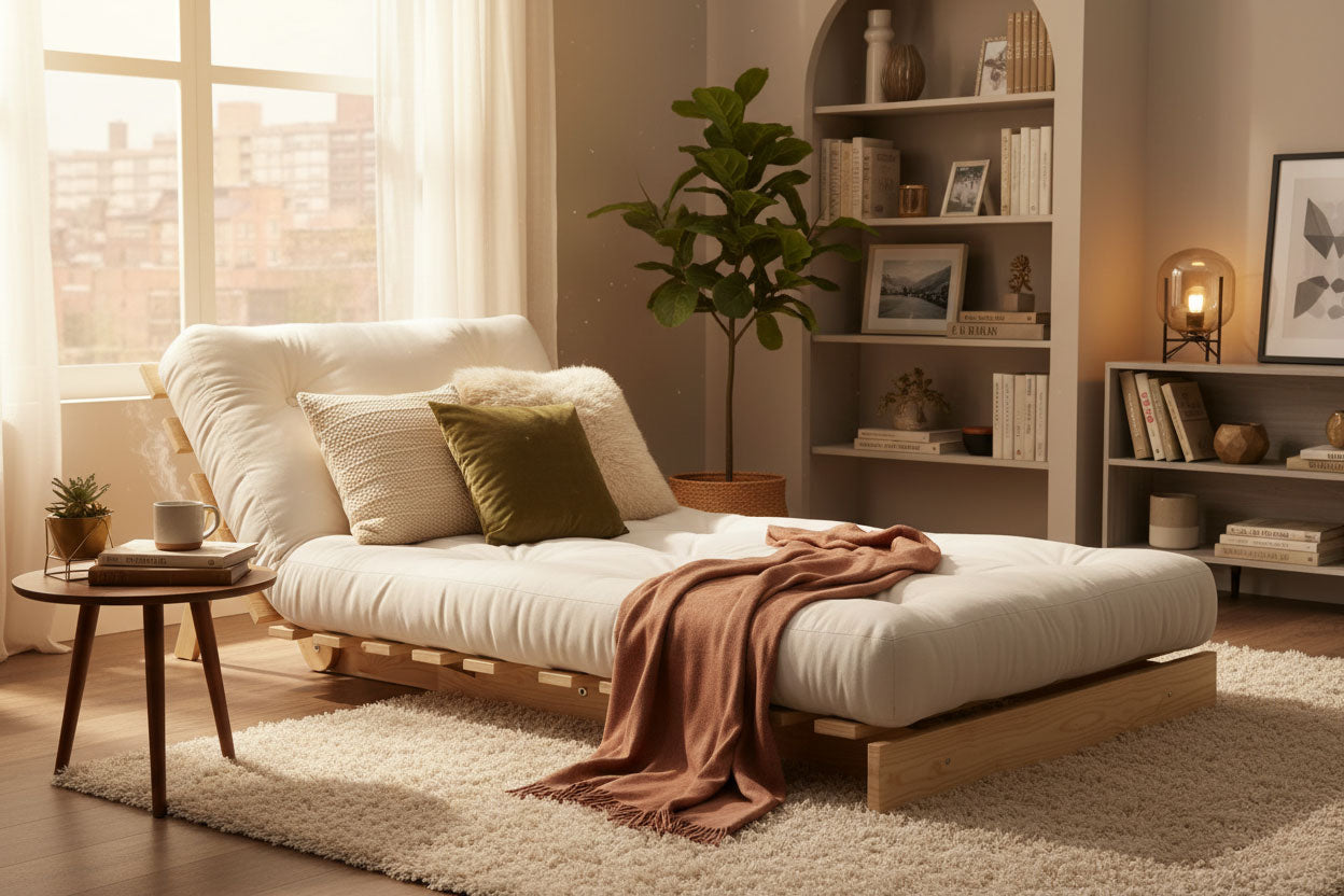 Sendai Tri-Fold Futon Sofa Bed • Full