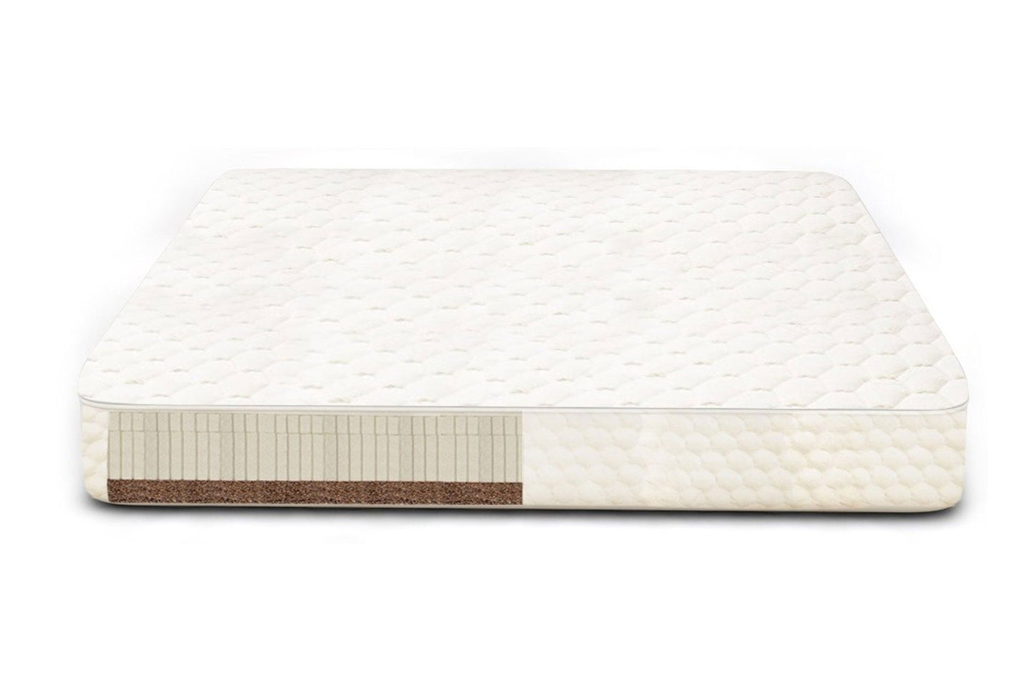 Restnest Organic Latex Mattress - Natural Latex & Coconut Fiber 9 Inch - Comfort Pure