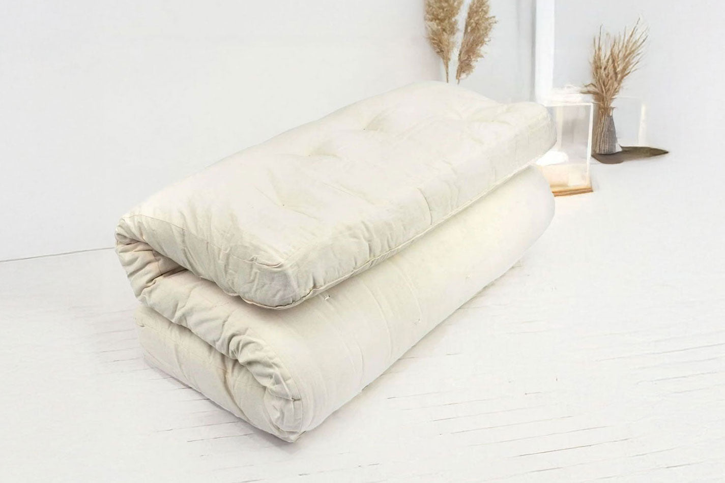 Folded shikibuton mattress