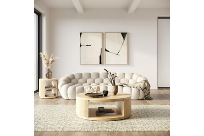 Jacobson - Modern Natural Acacia Coffee Table