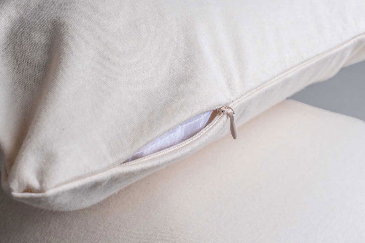 Organic Cotton Waterproof Pillow Case Encasement Pair - Comfort Pure