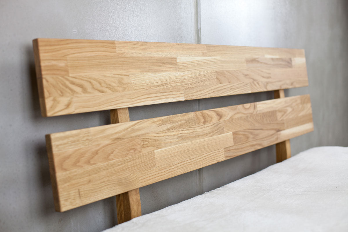 Anchorage Natural Oak Wood Platform Bed